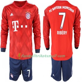 Fußballtrikots FC Bayern München Ribery 7 Kinder 2018-2019 Langarm Heimtrikotsatz kaufen